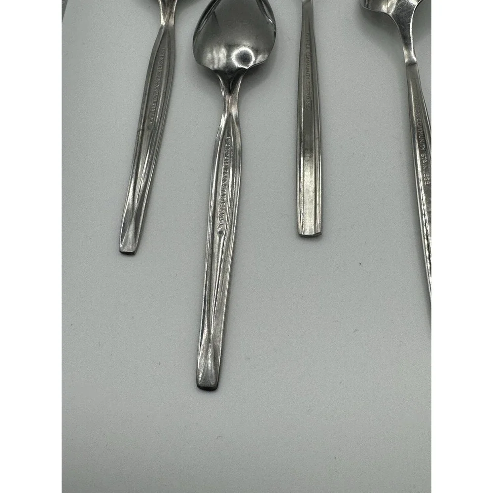 Oneida Grapefruit Spoon Serated Edge Flatware Mixed Lot‎ Of 10 WM Rogers & Other